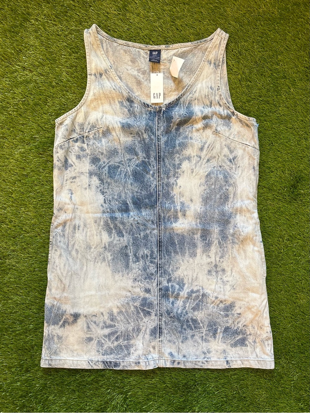 GAP UltraSoft Acid Wash Denim Mini Dress NWT Small